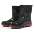 Farmer short pvc waterproof rain boot for men